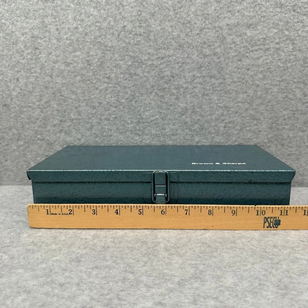 Brown & Sharpe Metal Case Only for 599-7744 Magnetic Base Indicator Set VINTAGE!